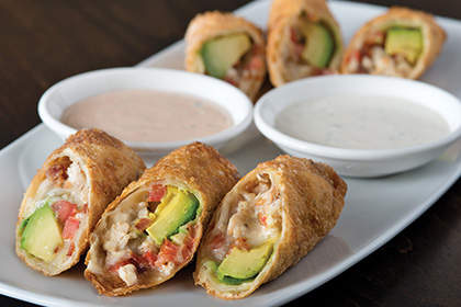 Egg Rolls de Aguacate